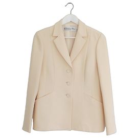 Giacca Bar Crema Ecru Dior Pre-Fall 2018 Crema
