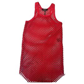 Isabel Marant red mesh t-shirt Red