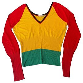 Balenciaga Viskosepullover Gelb Gelb