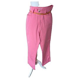 Thierry Mugler Jeans in cotone rosa Mugler Rosa