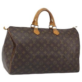 LOUIS VUITTON Bolsa de Mão Monogram Speedy 40 M41522 LV Auth am10411 Monograma