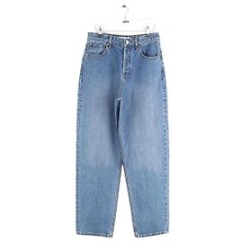 Autre Marque Jeans retos de algodão azul Azul