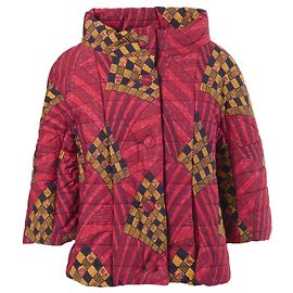 Autre Marque Chaqueta acolchada con capucha Stella Jean para mujeres con estampado gráfico Amarillo