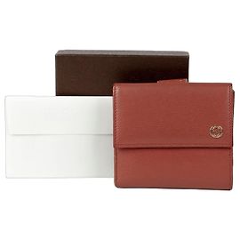 Gucci Carteira média com aba entrelaçada Rosa