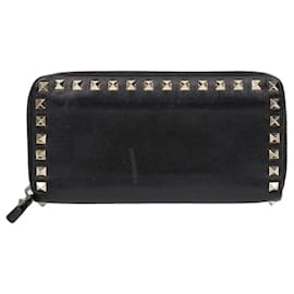 Valentino Rockstud Long Wallet Black