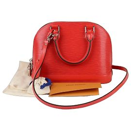 Louis Vuitton Bolso de Hombro Alma BB Roja