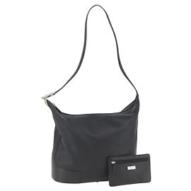 Borsa a Spalla Vintage Loewe in Pelle Nero