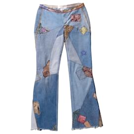 Jeans Patchwork Roberto Cavalli Otro