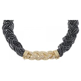 Collier en diamant Van Cleef & Arpels Noir Argenté Doré