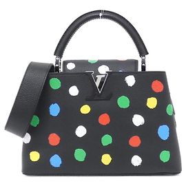 Louis Vuitton Capucines MM Handbag Black Multiple colors