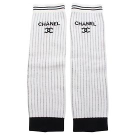 Gaiter Chanel con il Marchio Coco Nero Bianco