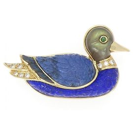 Brosche mit farbigen Steinen von Van Cleef & Arpels Andere