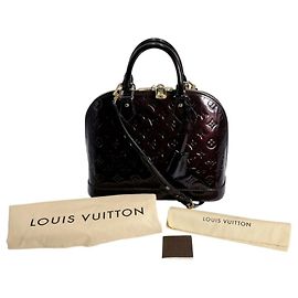 Bolso Alma PM Louis Vuitton Roja Burdeos