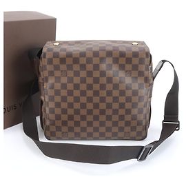 Louis Vuitton Damier Naviglio Shoulder Bag Damier ebene