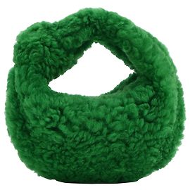 Bolso Mini Jodie de piel de cordero verde de Bottega Veneta Verde