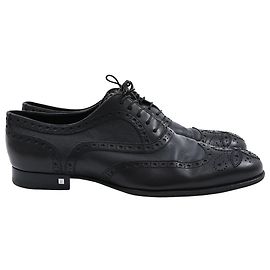 Oxfords con lacci Louis Vuitton in pelle nera Nero