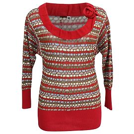 Top sin mangas de punto M Missoni en algodón multicolor Multicolor