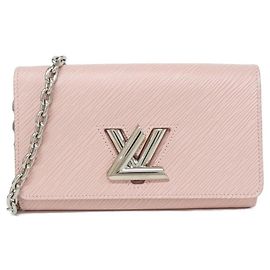 Louis Vuitton Epi Portefeuille Twist Chain Wallet Pink Other