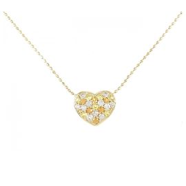 Autre Marque Collier en saphir Au750 Doré