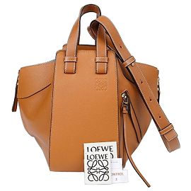 Loewe Hammock Small Tote Shoulder Bag Brown