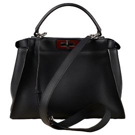 Fendi Bolsa de Ombro Peekaboo Tote Regular Azul