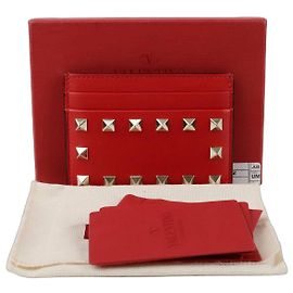 Valentino Rockstud Kartenetui Rot