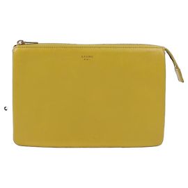 Céline Trio Clutch Grün