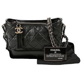 Chanel Bolsa de Ombro e Transversal Gabrielle Small Preto