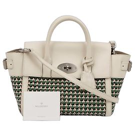 Mulberry Bolsa Tote e Shoulder Bayswater Small Branco