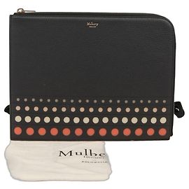 Mulberry Dot Clutch Blue