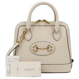 Gucci Bolsa Tote e Ombro Horsebit Small Top Handle Branco