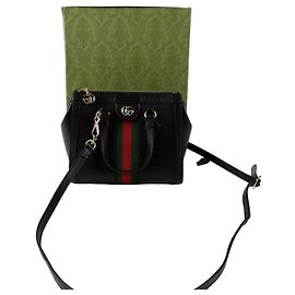 Gucci Borsa a Spalla Ophidia Small Tote Nero
