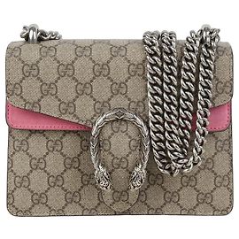 Gucci Borsa a tracolla mini catena Dionysus Rosa