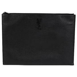Saint Laurent Monogram Large Clutch Black