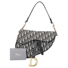 Dior-Saddle Shoulder Bag-Blue