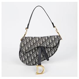 Dior-Saddle Shoulder Bag-Blue