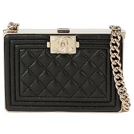 Chanel Borsa a tracolla Boy Minodier Nero