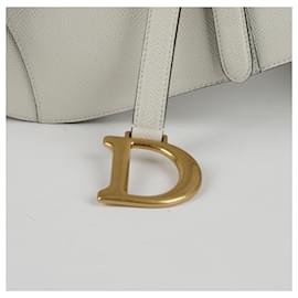 Dior-Saddle Strap Shoulder Bag-White