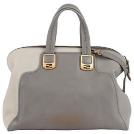 Fendi Bolsa de Ombro Chameleon Tote Marrom