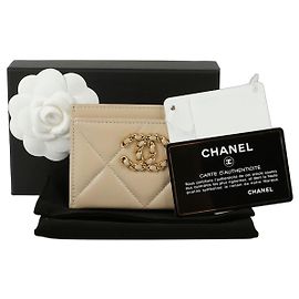 Chanel Card Holder Brown
