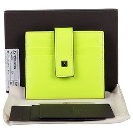 Valentino Tarjetero con solapa Rockstud Verde
