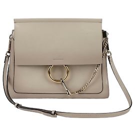 Chloé Bolsa Tote e Bolsa de Ombro Medium Pay Marrom