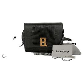 Balenciaga Borsa a tracolla con logo Nero