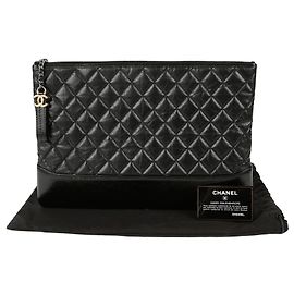 Chanel Gabrielle Large Clutch Black