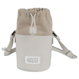 Maison Martin Margiela Borsa a spalla micro bucket Bianco