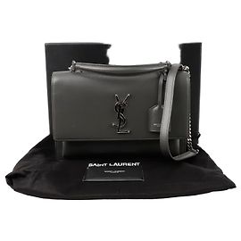 Saint Laurent Borsa a spalla media Sunset Marrone