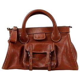Chloé Bolsa Tote Edith Marrom