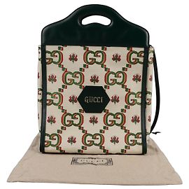Gucci Borsa Tote e a Spalla Centennial Medium Verde