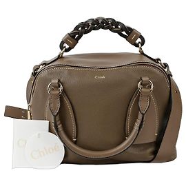 Chloé Sac à main Daria Medium Tote Marron