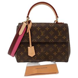 Louis Vuitton Cluny BB Schultertasche Braun